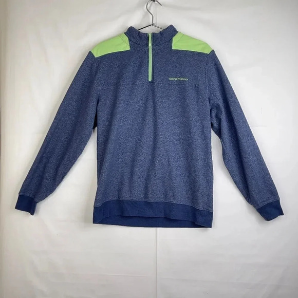 Vineyard Vines Shep Quarter Zip Shirt - Picture 1 of 10